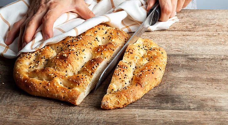 Das Fladenbrot ist die leckere, aber auch ungesunde Verpackung des Döners Das Fladenbrot ist die leckere, aber auch ungesunde Verpackung des Döners